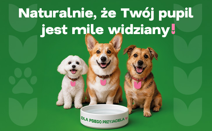 Drogerie Natura wprowadziły akcję „Strefa dla pupili” – sklepy przyjazne zwierzętom